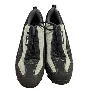 Forte Mens Transverse Euro Size 42 Black Green Cycling Shoes Indoor Outdoor Clip